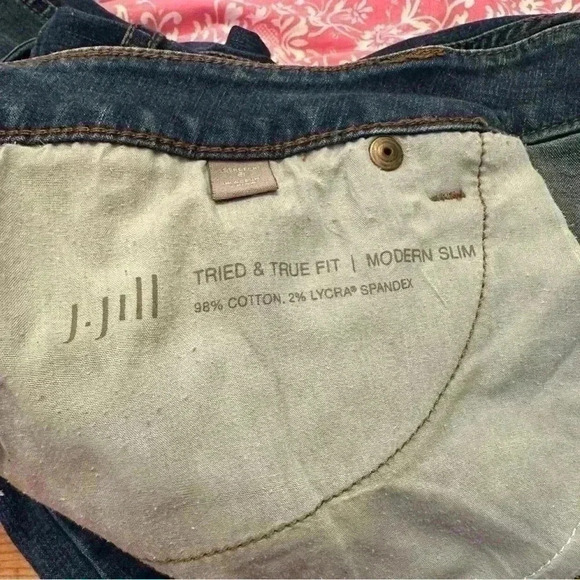 J.JILL TRIED & TRUE FIT MOVERN SLIM
98% COITON 2% LYCHAD SPANDEX - Picture 8 of 9